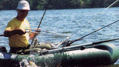 Рыбалка в русле Днепра