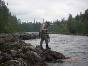 Рыбалка на реках севера...