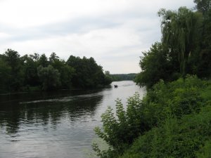 Рыбалка на речке Рось