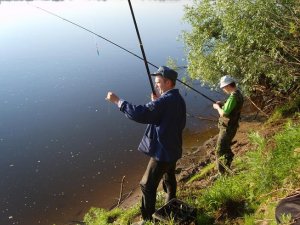 Рыбалка на реке Сестре у села Усть-Пристань